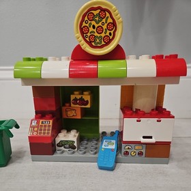 Lego Duplo Pizzeria Set  #10834 Year 2017- Great to play restaurant.