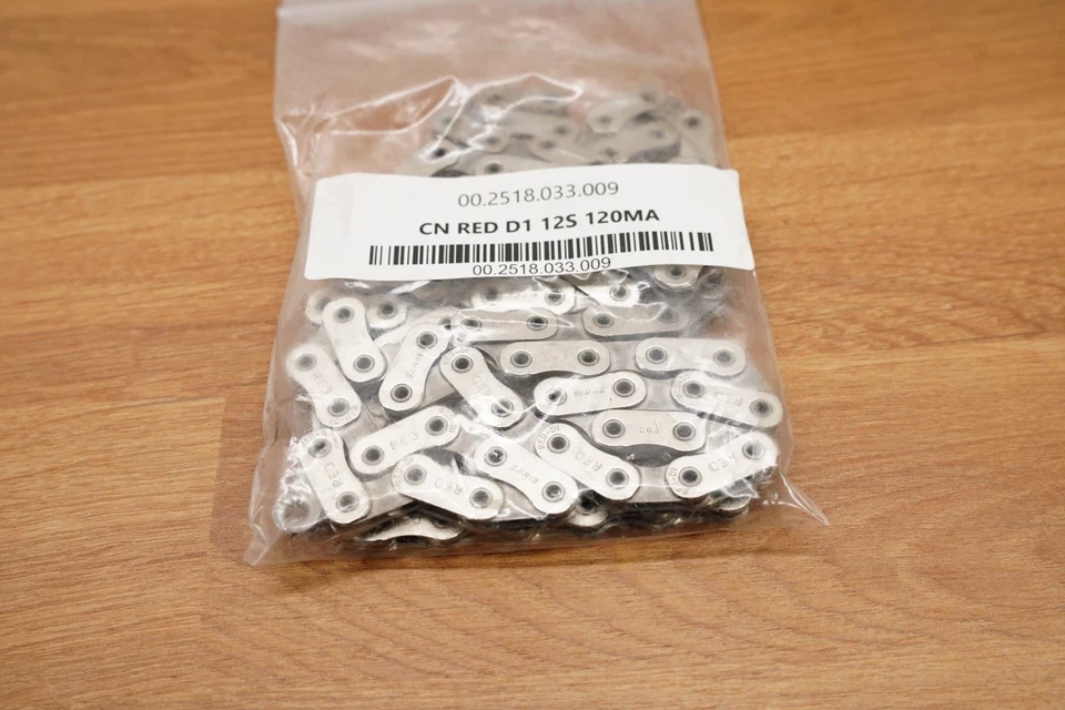 Cadena plana Powerlock SRAM Red D1 AXS 12 velocidades 120 eslabones - NUEVO OEM Foto 3 de 4