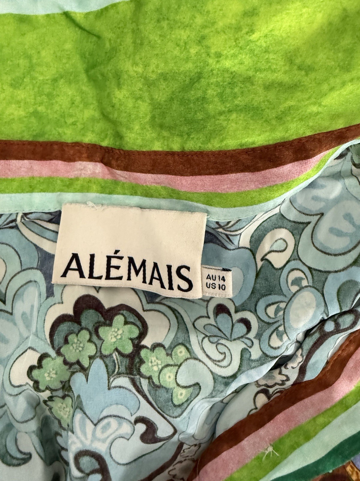 Alemais Dreamer Blouse And Pant Set Size 14 AU / 10 US Silk image 7