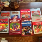 8 Atari Games With Box And Manuals.
