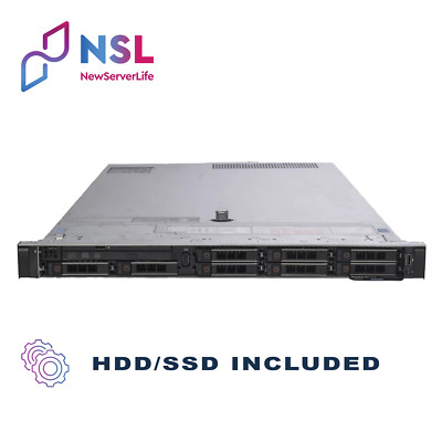 DELL R640 8SFF 2x Gold 6126 2.6GHz =24 Cores 128GB H730p 2x 1.2TB SAS 4xRJ45