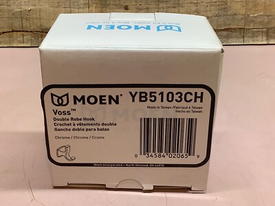 Moen Voss YB5103CH Chrome Double Robe Hook