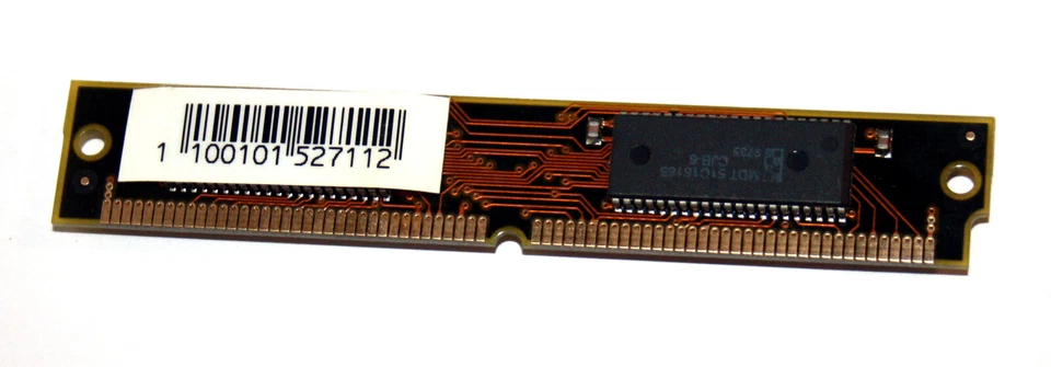 8 MB EDO-RAM 72-pin non-Parity PS/2 Simm 60 ns  'Chips: 4x MDT 51C16165CJB-6' - Image 2 of 2