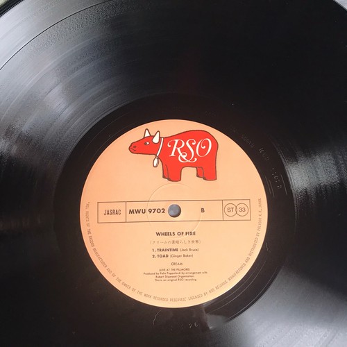 DOUBLE VINYL LP CREAM ALBUM WHEELS OF FIRE / LIVE MWU 97012 JAPAN PRESS 1979 NM - Picture 18 of 20