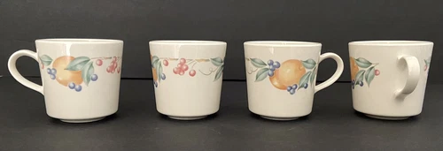 Corning  USA 04, 30, 33 & 50 Abundance Coffee Mugs Set of  4