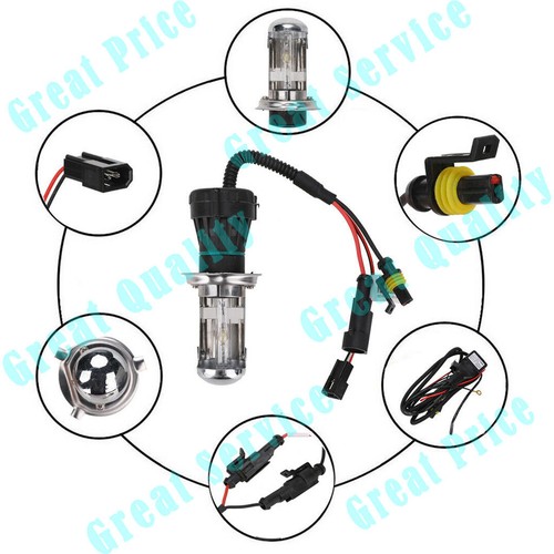 H1 H4 H7 H8 H9 H11 9005 9006 HB3 HB4 55W HID Xenon Headlight Bulbs Ballasts Kit - Picture 6 of 19