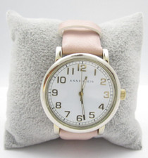 Women Anne Klein Quartz WR Analog 35mm Round Watch H438 "New Battery"
