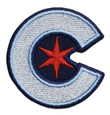 Chicago Cubs World Series MLB Baseball Fully Embroidered Iron On Patch Star