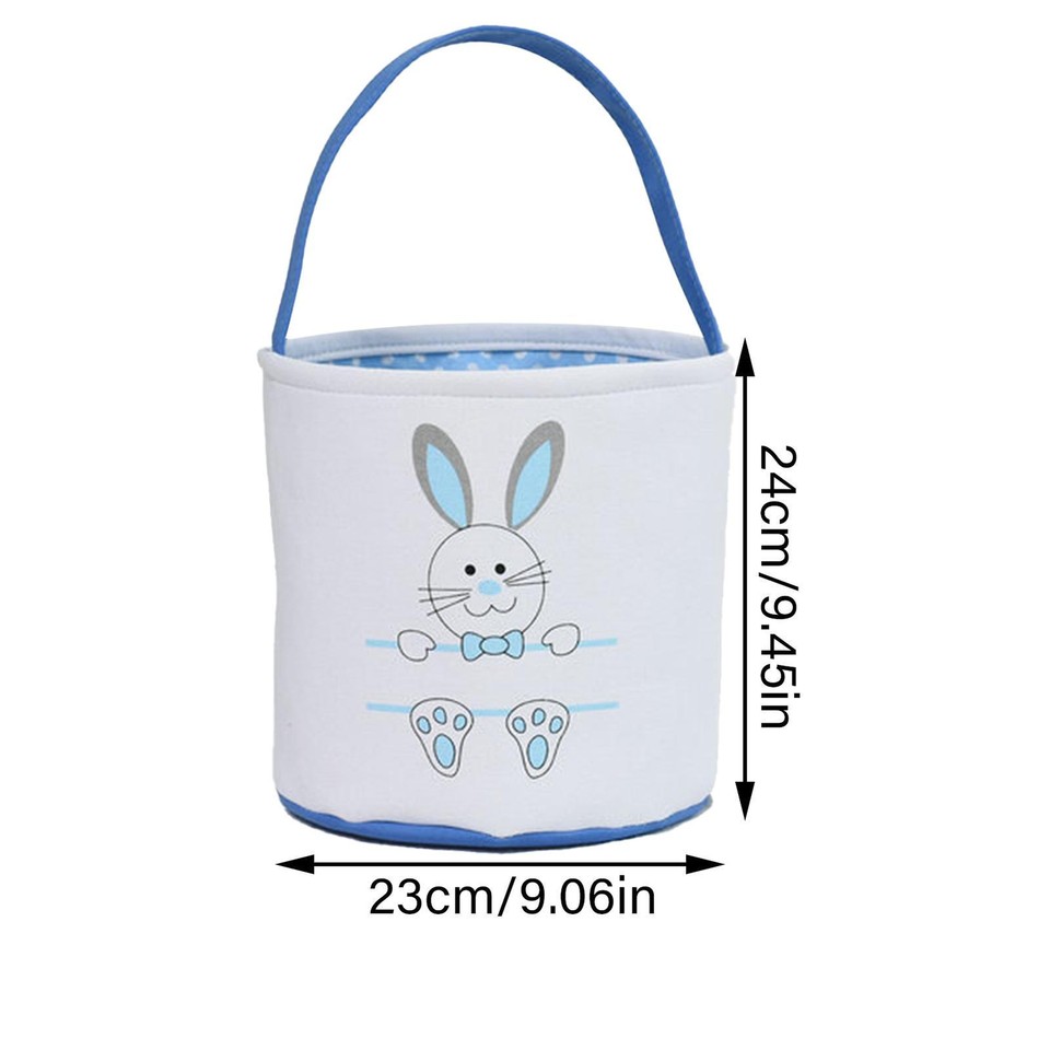 Easter Basket Hamper Wrap Easter Bunny Canvas Basket Wrap Large Hand
