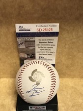JAMESON  TAILLON  PIRATES SIGNED 2013  WBC BASEBALL SIGNATURE DEBUT  JSA SD25025