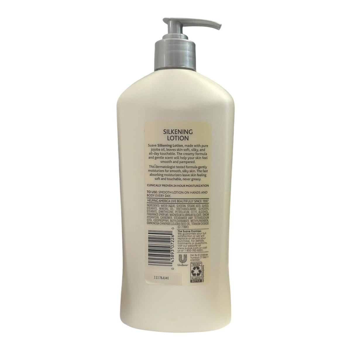 Suave Skin Solutions Silkening Body Lotion Pure Jojoba Oil