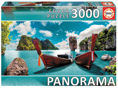 Puzzle - Phuket - 3000 Teile - Strand, Meer, Thailand - Educa # 18581
