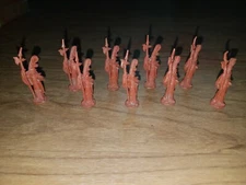 Ral Partha: Vintage Metal Minis - 9 DEEP ELVES WITH HALBERD Stock 02-023 Lot 2