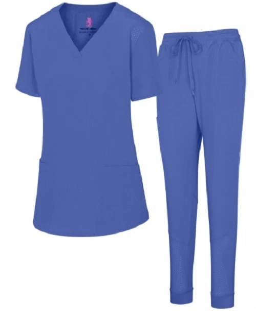 Natural Uniforms Women's Cool Stretch Jogger Scrub Set Medical Hospital 8500 - Image 3 of 4