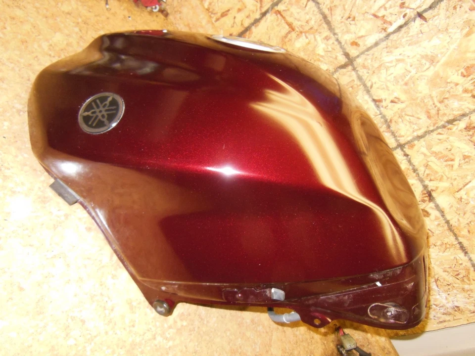 Yamaha FJR1300 FJR 1300 2007 tanque de gasolina contenedor gasolina granate rojo 07 Foto 3 de 4