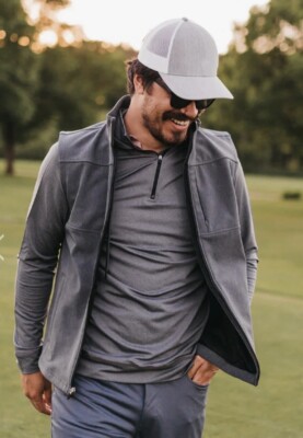 SWANNIES GOLF VELTEN (charcoal) VEST- XL
