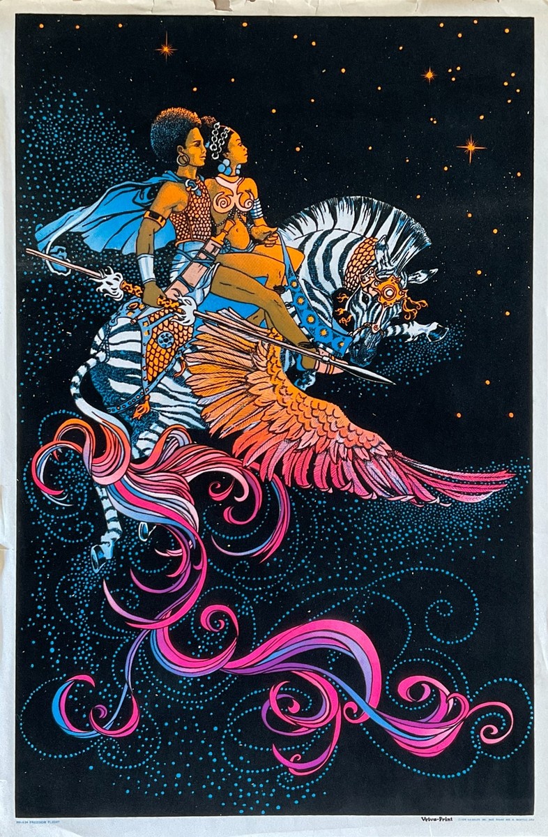 洋書 Ultraviolet Classic Blacklight Posters Vintage 1990's