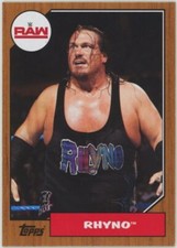 2017 Topps Heritage WWE Rhyno Bronze Parallel #64