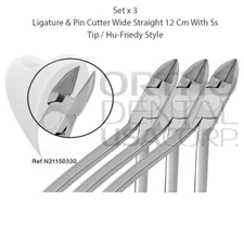 Set x 3 Orthodontic and Dental instruments Ligature & Pin Cutters Orthodentalusa