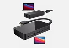 iVANKY Fusion Pro MacBook Pro & Air USB-C USB SD/TF 4K 12-in-1 Docking Station