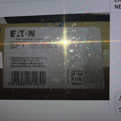 EATON. NZM4-XMV. MEXHANICAL. INTERLOCK.   NEW BOX. US STOCK