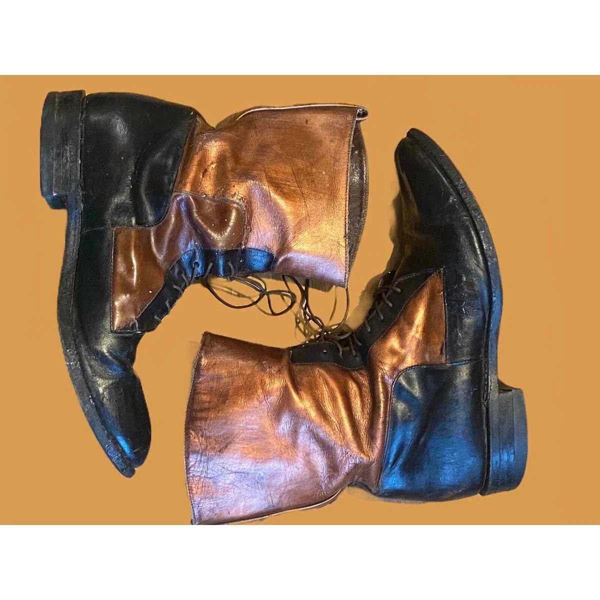 Vintage justin top roper boots