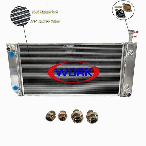 2ROW Radiator For 2004-2016 CHEVY EXPRESS 3500 GMC SAVANA 2500 3500 4 ...