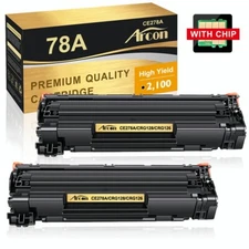 2PK CE278A 78A Toner Compatible With HP LaserJet Pro P1606dn M1536dnf MFP MF4450