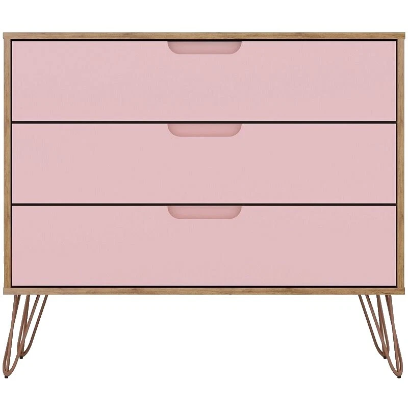 木制中世纪现代古董梳妆台梳妆台和抽屉柜