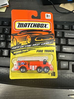 Matchbox Get in the Fast Lane Moving Parts Fire Truck