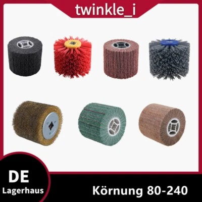 Satinierwalzen Schleifwalze Schleifrolle Schleifrad Satiniermaschine Spanndorn