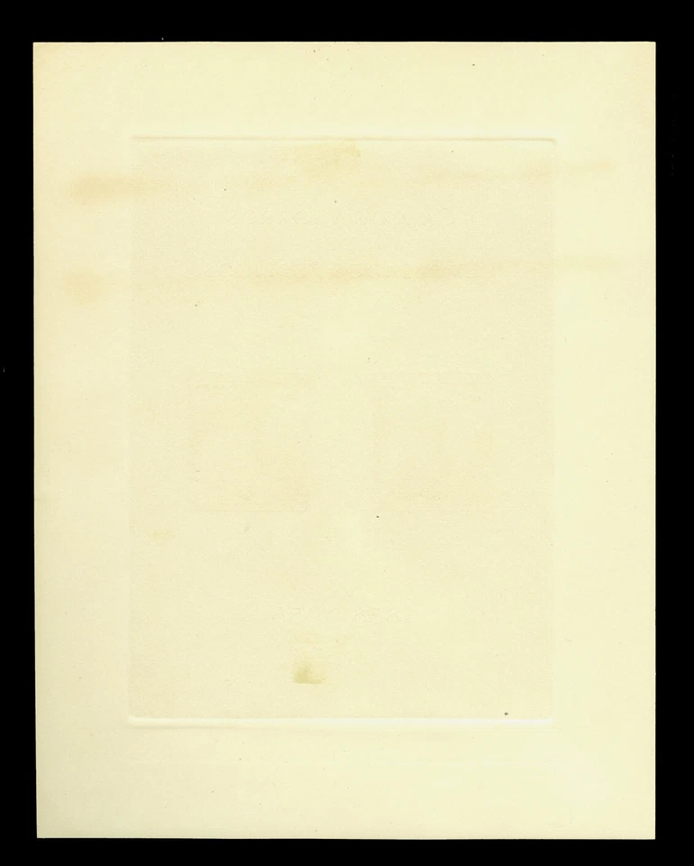 CHILE 1958 Saving Bank for Public Employees - BLOCK S/S  Sc# C195a mint MH Rare - Image 2 of 2