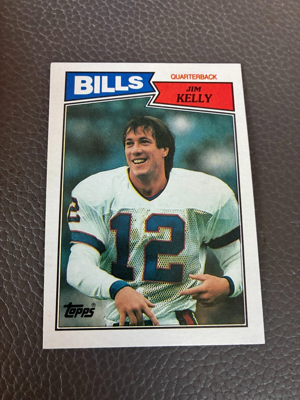 1987 Topps Jim Kelly #362 Buffalo Bills