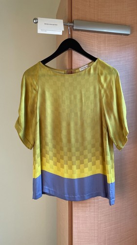 Dries Van Noten Spring 2009 100% Silk Blouse Size 40 PLEASE SEE DESC