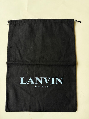 LANVIN Paris Black Dust Bag