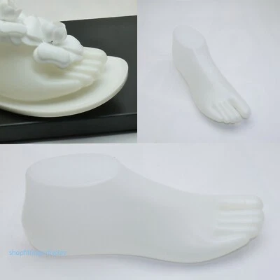 New Feet Foot Thong Style Sandal Shoes Mannequin For Shoe Foot Display White *R