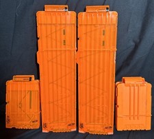 Nerf N-Strike Elite 2-18 and 2-6 Round Dart Gun Ammo Magazine Clips Lot of 4