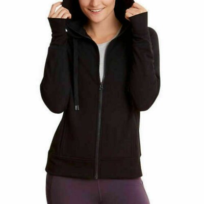 Danskin Ladies' Full Zip Jacket size XS Black