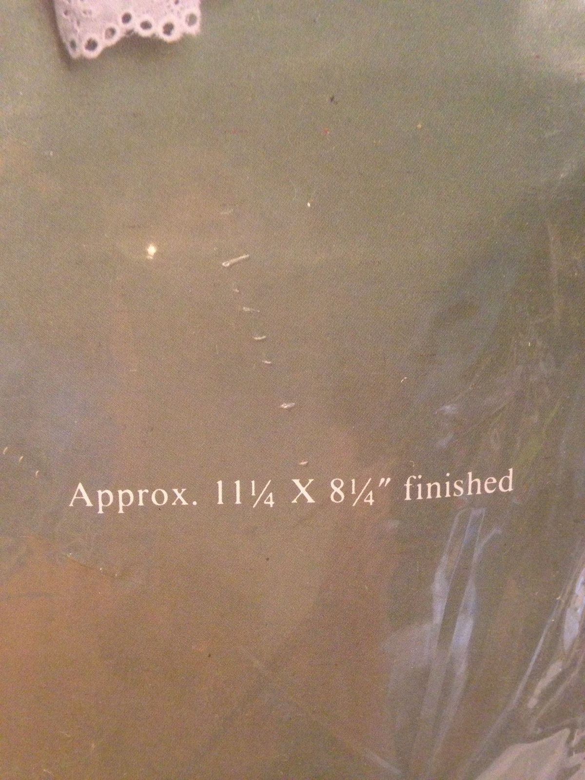 Bett's Needle Art Kit #504 GRAM's XMAS ANGELS Set of 2 Sewing Fabric Pattern 