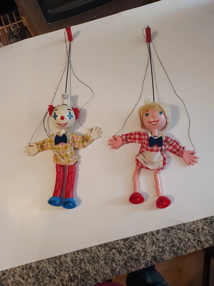 Vintage Pelham Puppet Lulabelle Marionette England Needs Work 1940s