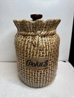 Vintage McCoy Pottery Burlap Bag Cookie Jar
