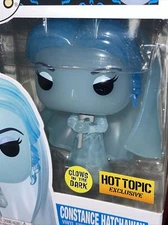 Funko Pop! #578 Disney Haunted Mansion Constance Hatchaway Glow Hot Topic Protec