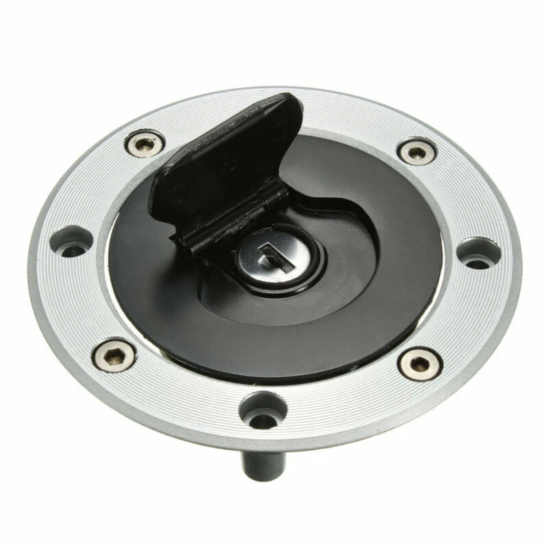 1pcs Tank Cap Cover & 2x Keys For SUZUKI GSXR 600 750 1000 Katana Parts — 第 4/4 张图片