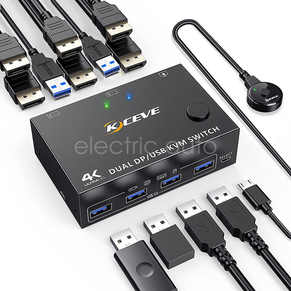 2 HDMI + DisplayPort USB 3.0 KVMスイッチ Amazon.com: 2 Displayport + HDMI USB 3.0 KVM Switch 3