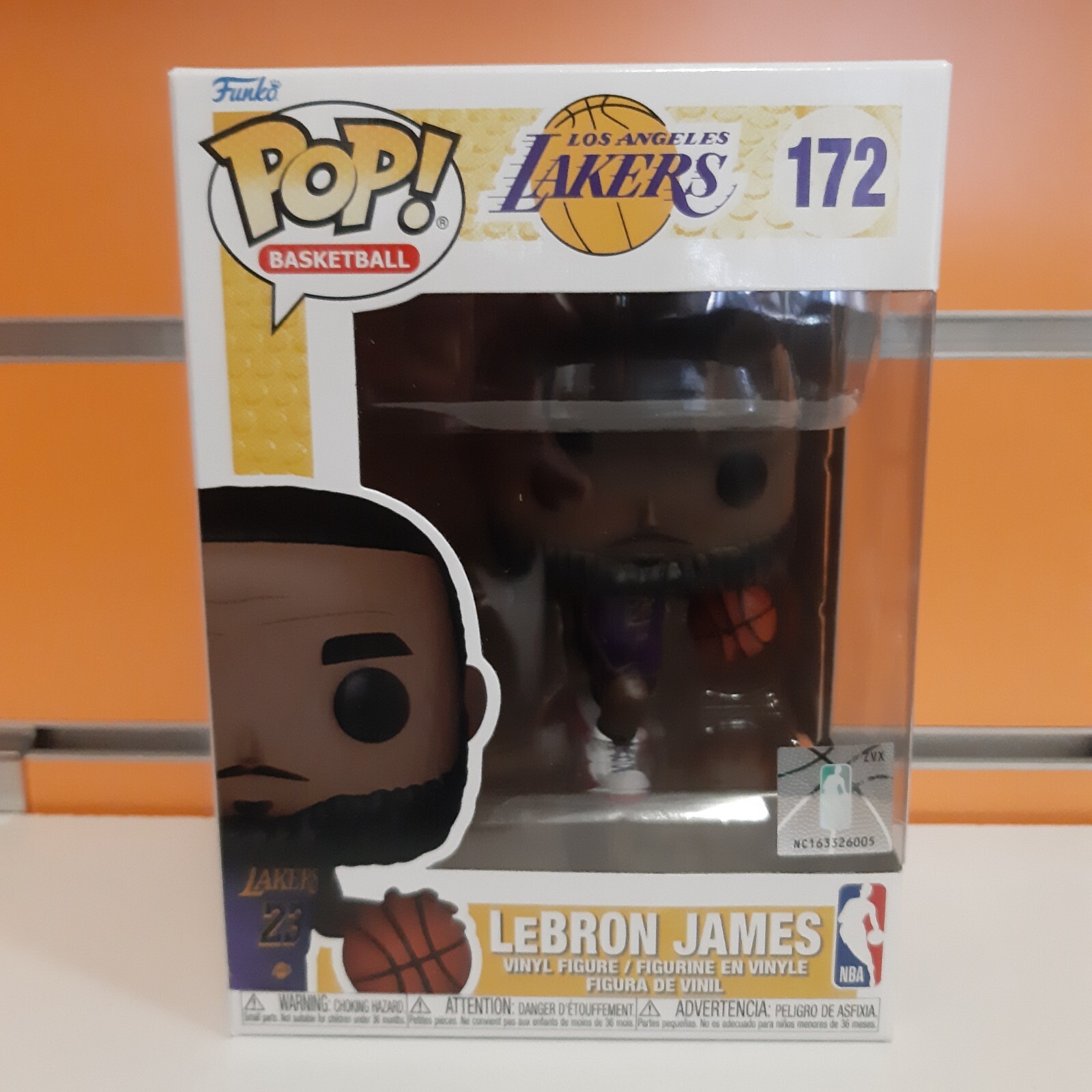 Funko Pop! n. 172 Los Angeles Lakers - LeBron James NUOVO
