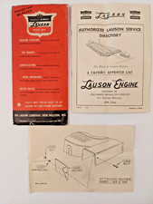 Lauson Service Directory & Mulcher Diagram in Original Envelope 1956