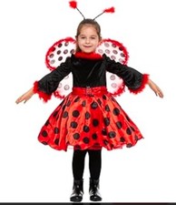 Spooktacular Ladybug Girl Costume Halloween Sz 3T