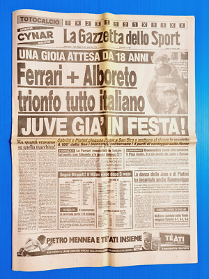 Gazzetta Dello Sport - 27 Août 1984 - INTER - ROMA - JUVENTUS - NAPOLI - MARADONA