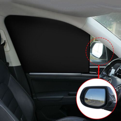 Magnetic Car Side Window Sun Shade Cover Visor Mesh Shield UV Block Protector 4x - Picture 2 of 12