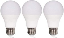 BAOMING Dusk to Dawn Sensor LED Light Bulbs 7W 630 Lumen Warm White 2700k 3 pack
